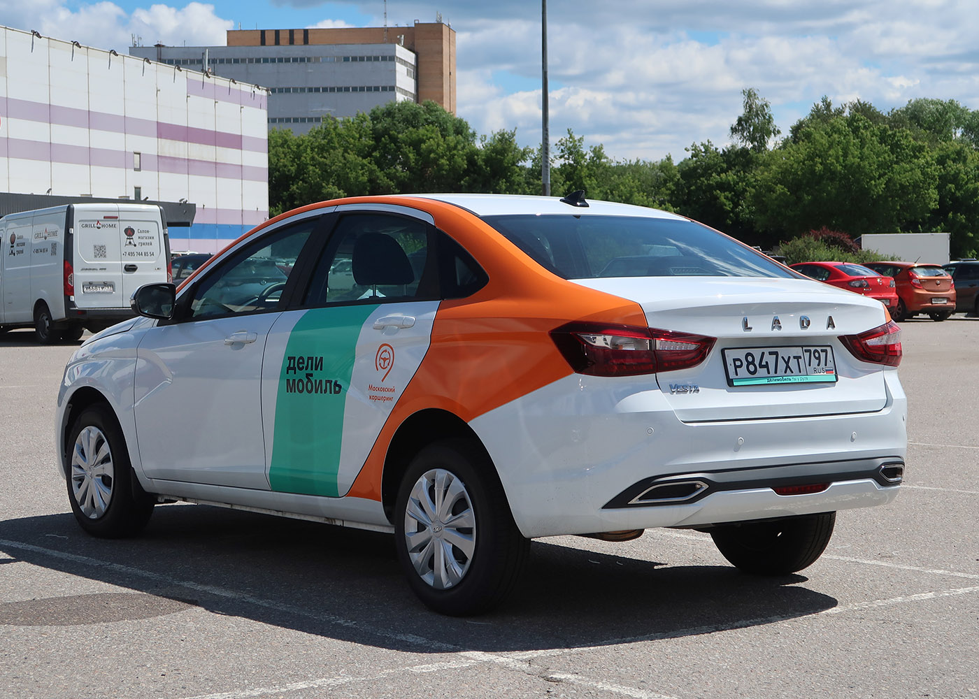 Москва, Lada Vesta № Р 847 ХТ 797
