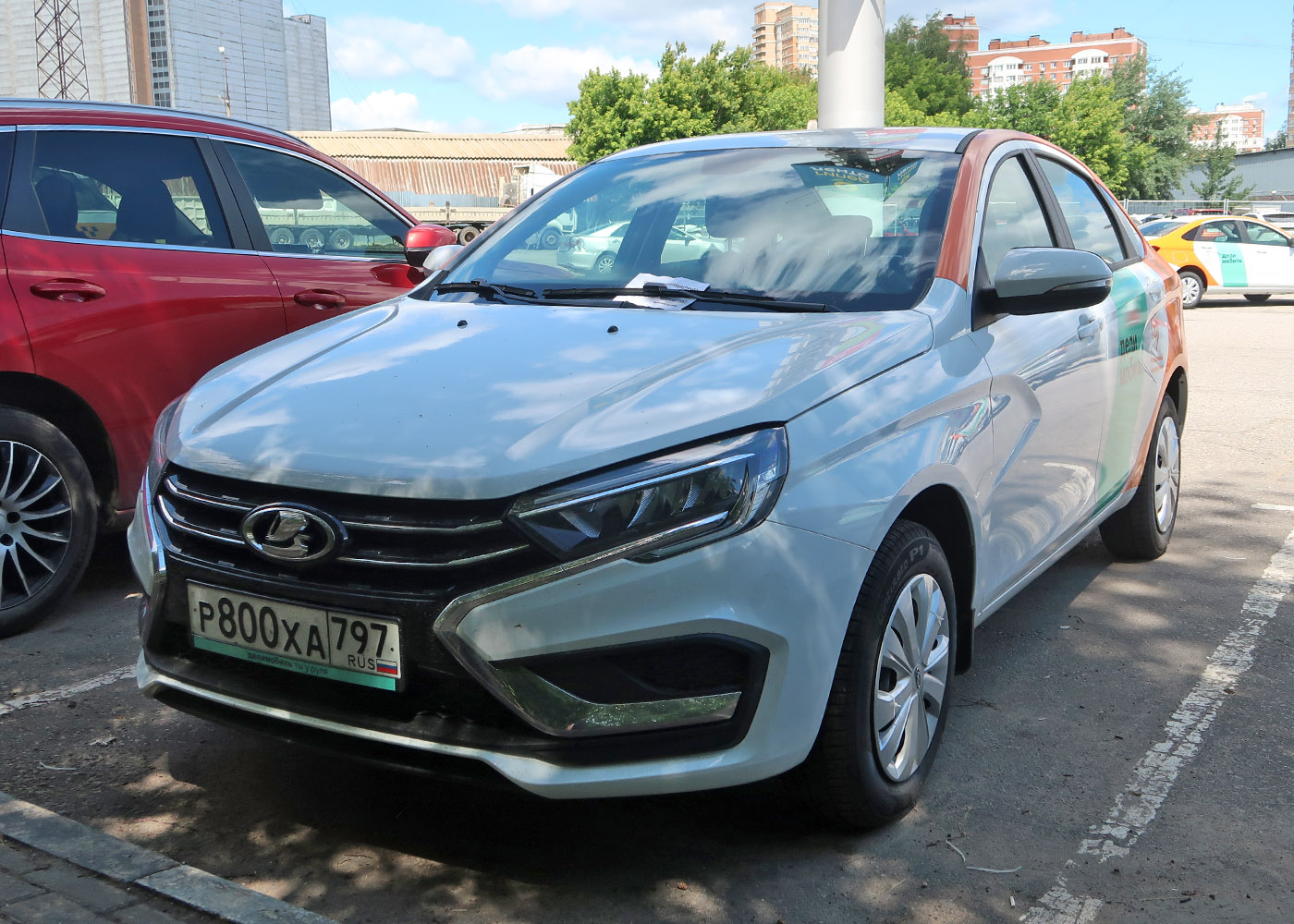 Москва, Lada Vesta № Р 800 ХА 797