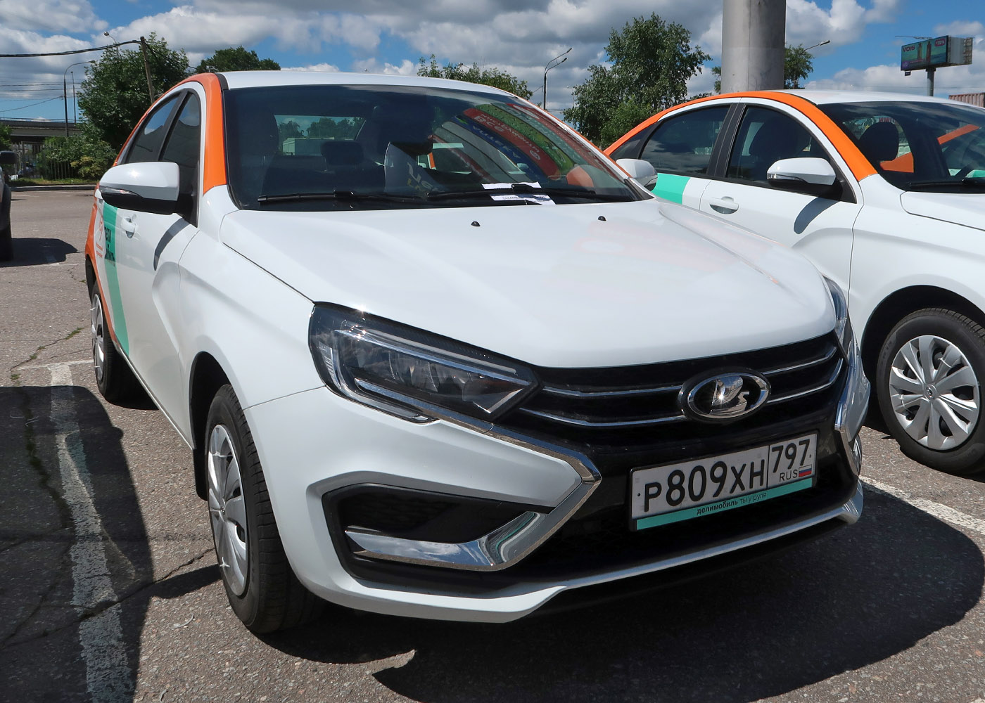 Москва, Lada Vesta № Р 809 ХН 797