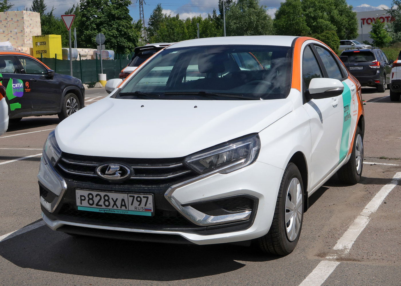 Москва, Lada Vesta № Р 828 ХА 797