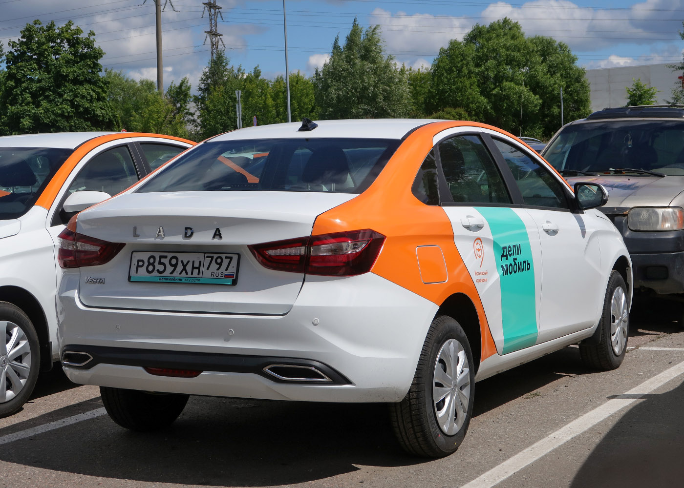 Москва, Lada Vesta № Р 859 ХН 797