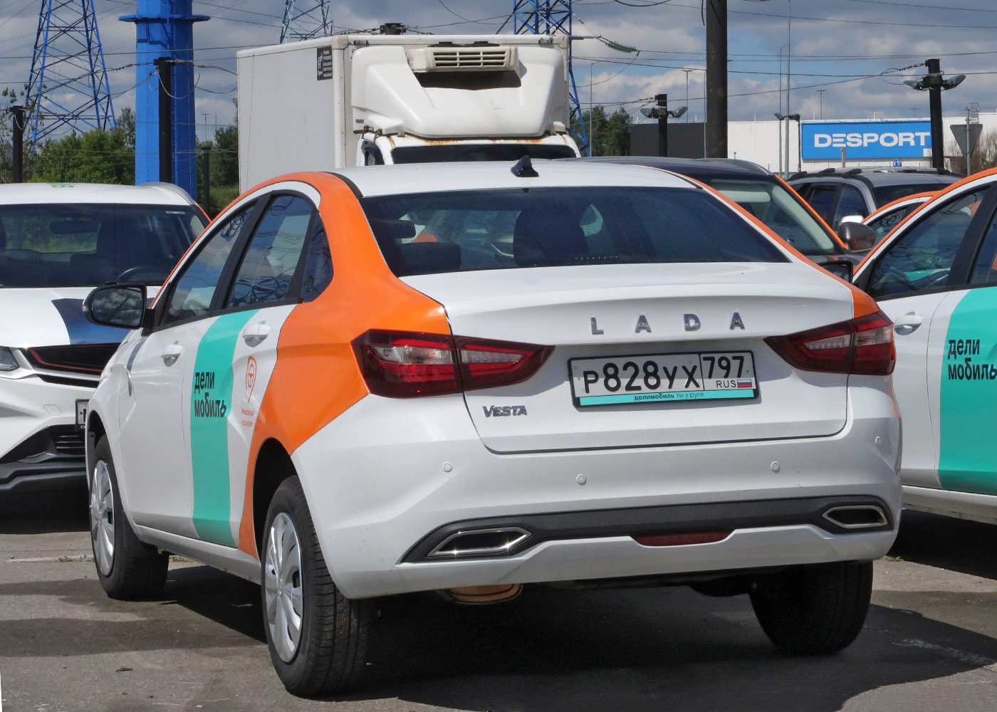 Москва, Lada Vesta № Р 828 УХ 797