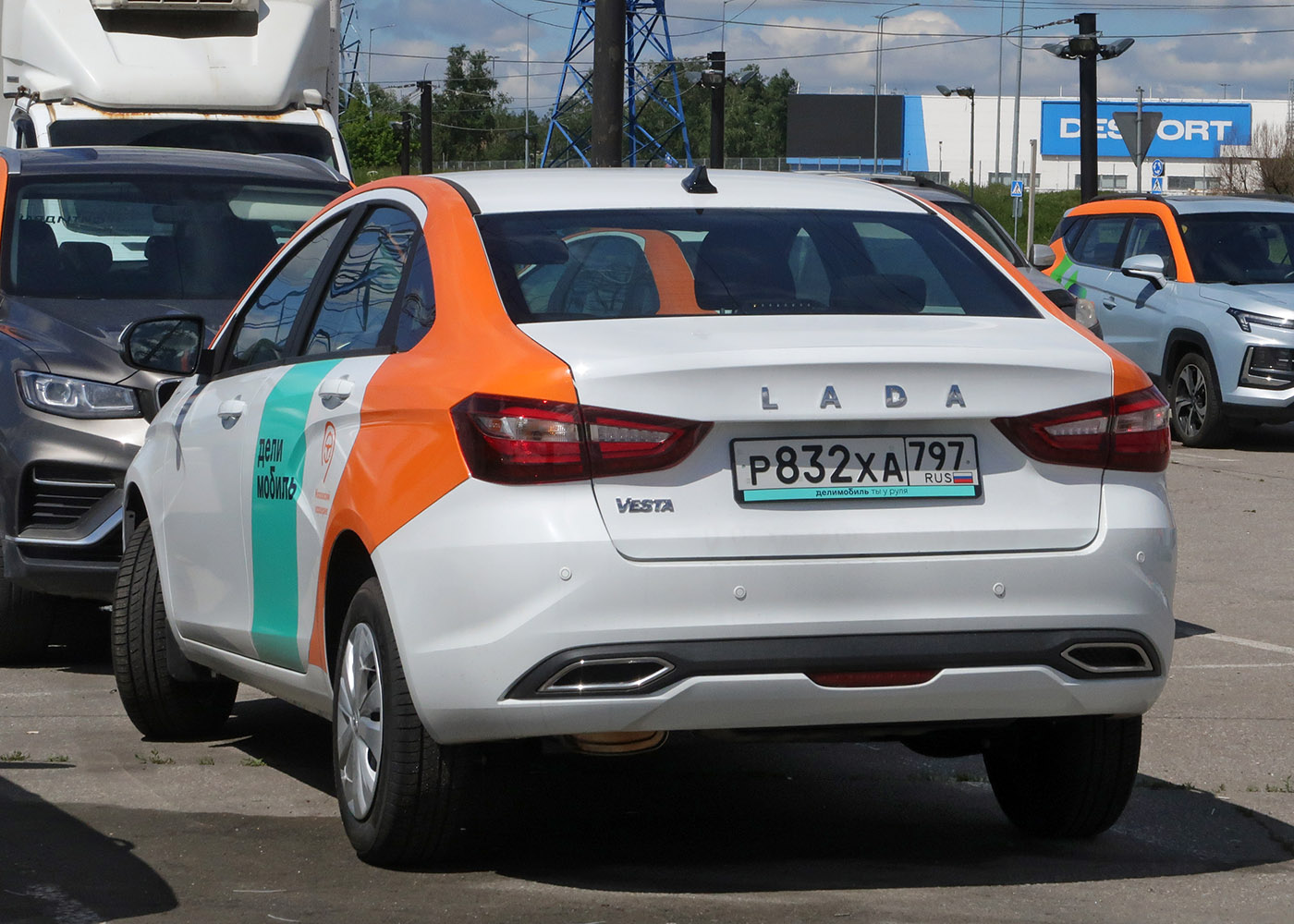Москва, Lada Vesta № Р 832 ХА 797