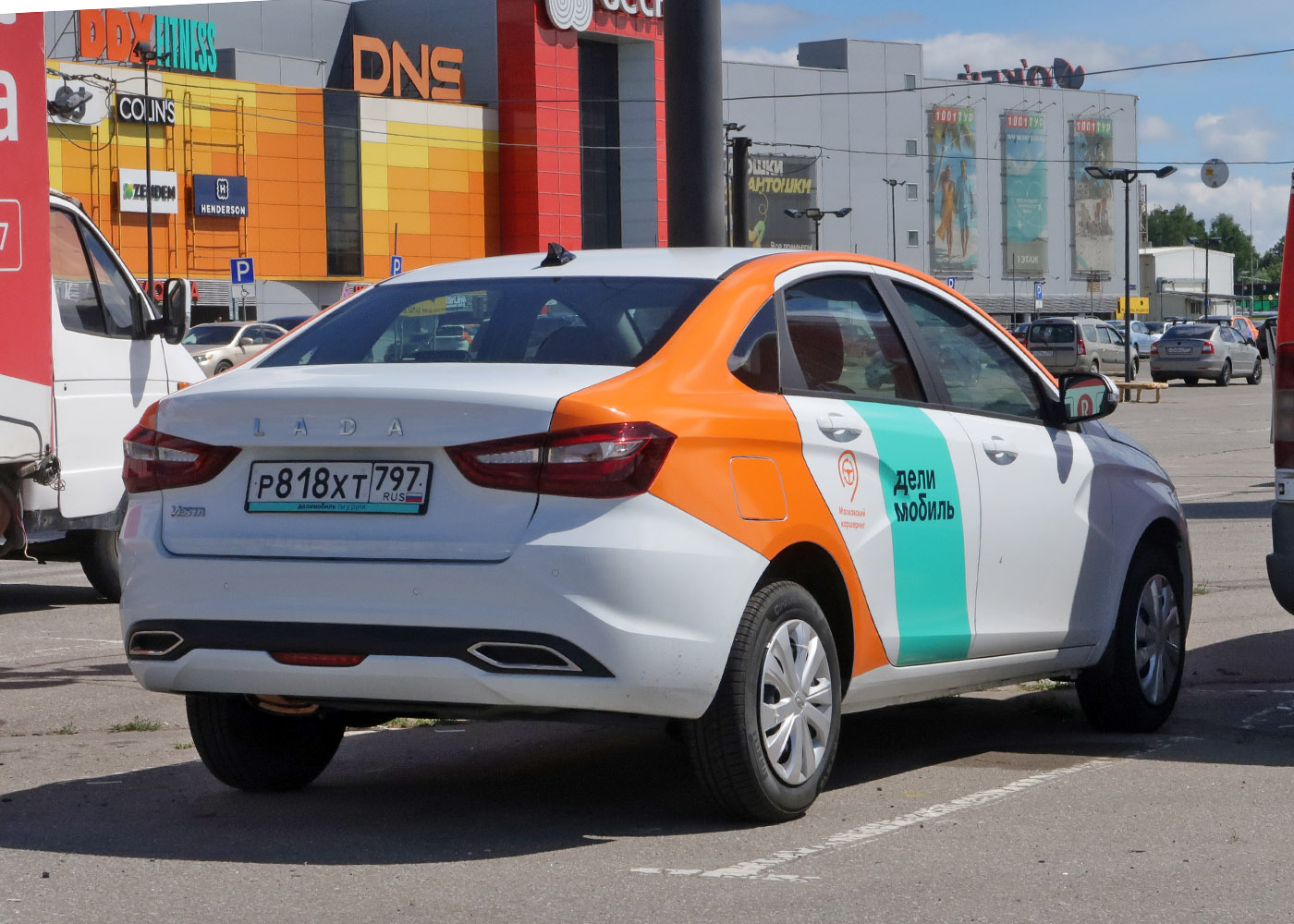 Москва, Lada Vesta № Р 818 ХТ 797