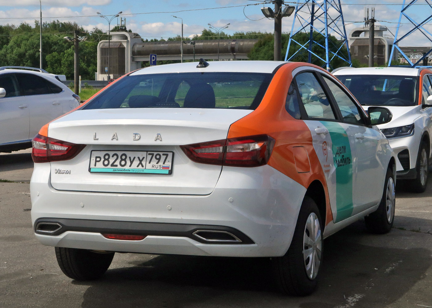 Москва, Lada Vesta № Р 828 УХ 797