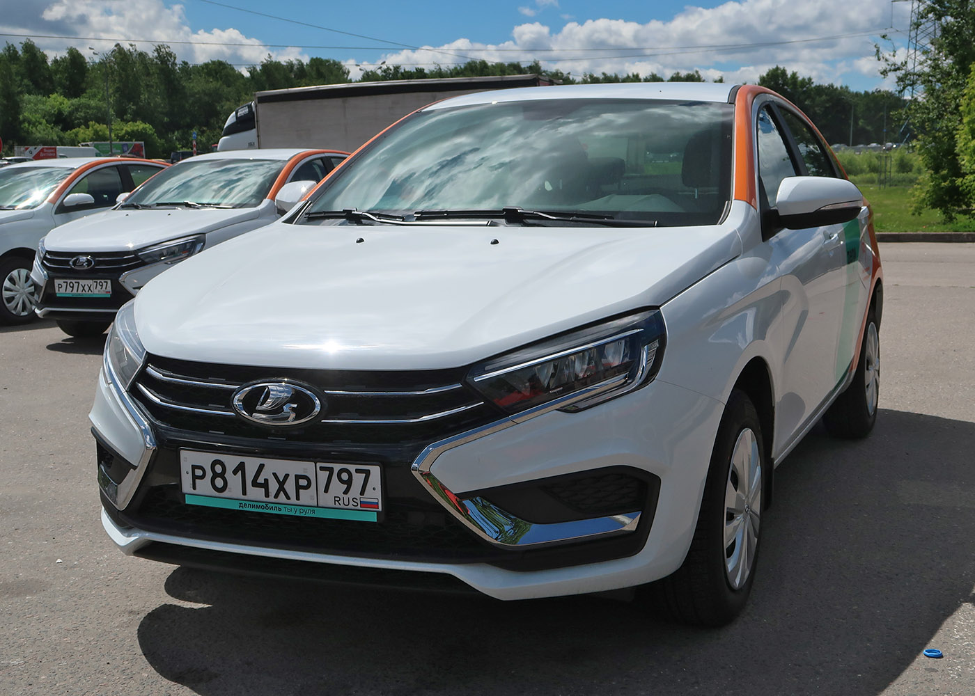 Москва, Lada Vesta № Р 814 ХР 797