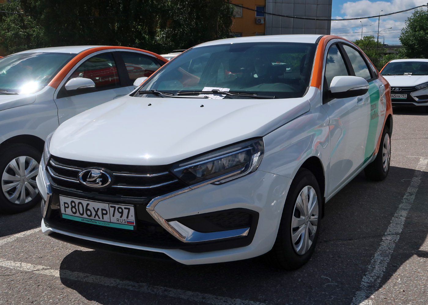 Москва, Lada Vesta № Р 806 ХР 797