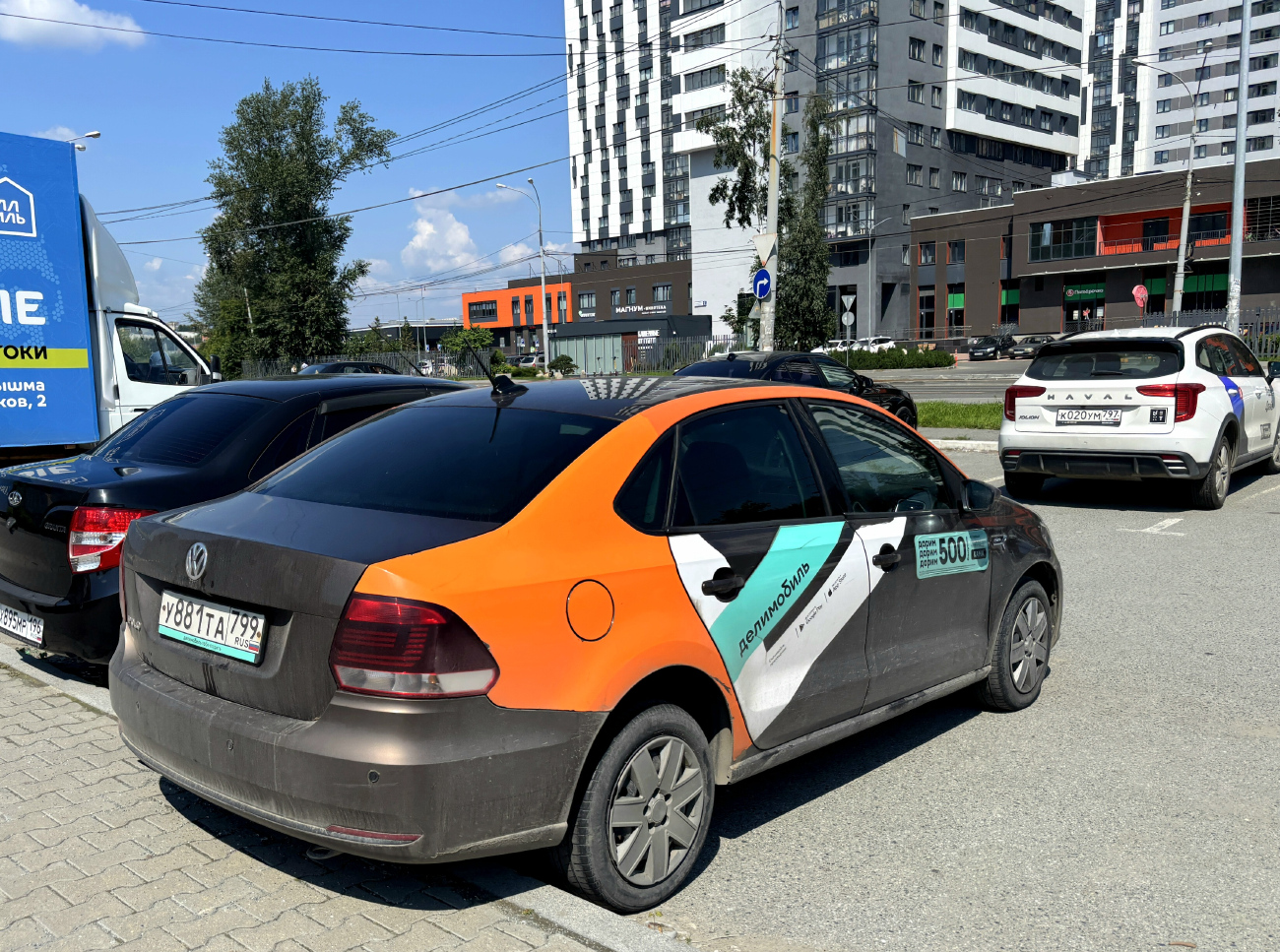 Екатеринбург, Volkswagen Polo № У 881 ТА 799