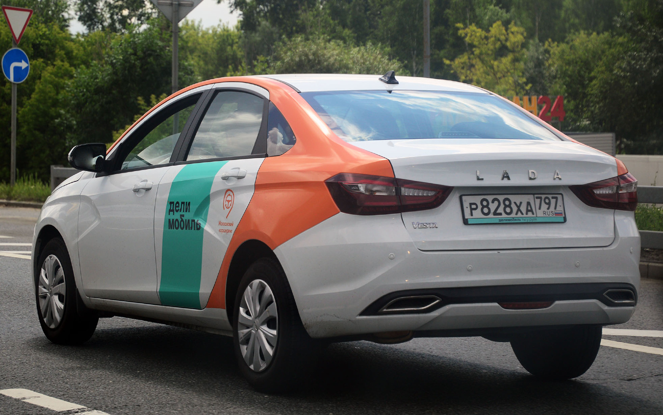Москва, Lada Vesta № Р 828 ХА 797