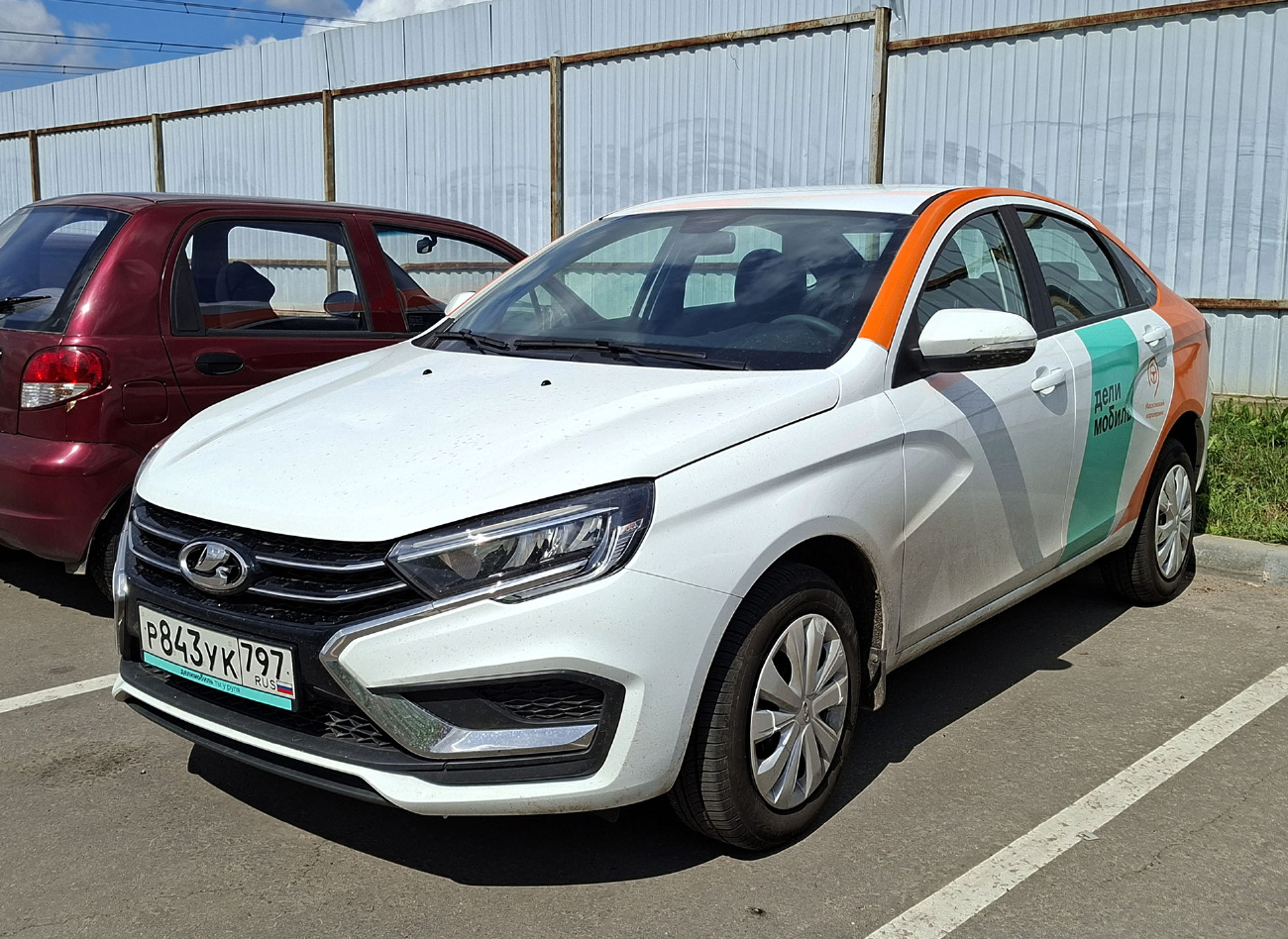 Москва, Lada Vesta № Р 843 УК 797