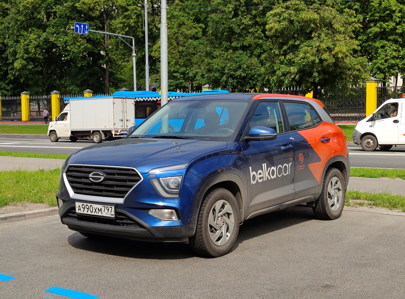 Москва, Solaris HC № А 990 ХМ 797