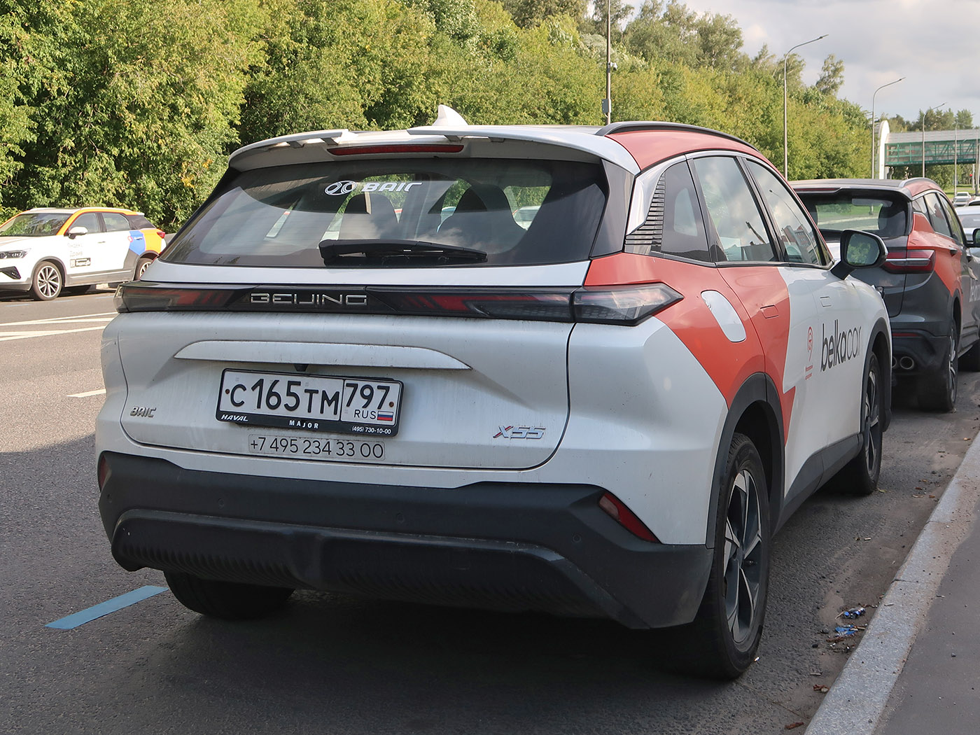 Москва, BAIC Beijing X55 № С 165 ТМ 797
