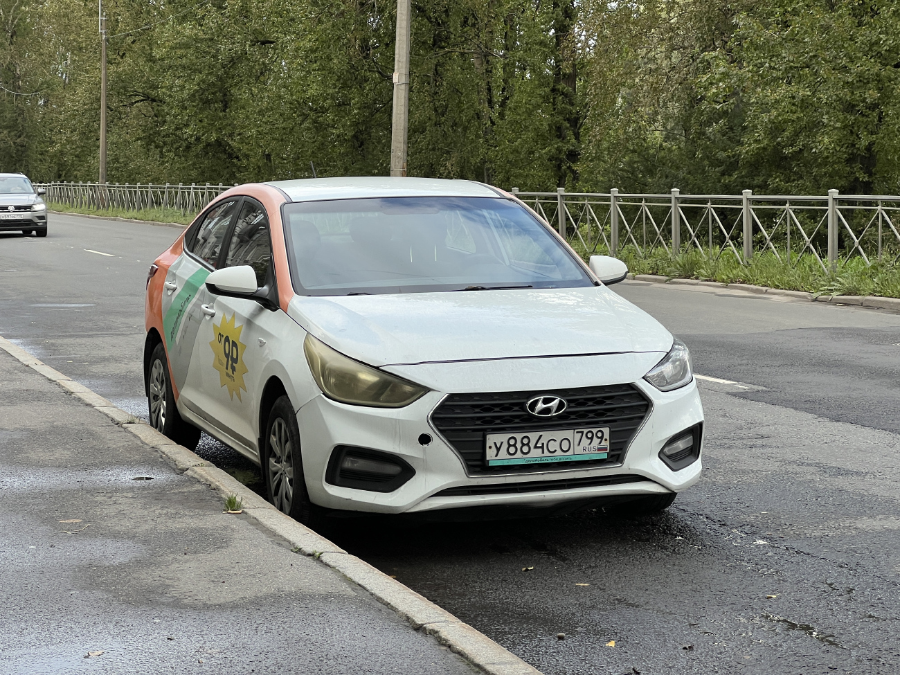 Москва, Hyundai Solaris № У 884 СО 799