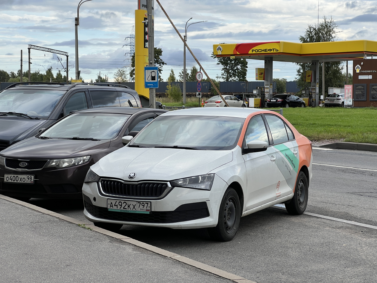 Москва, Škoda Rapid № А 492 КХ 797