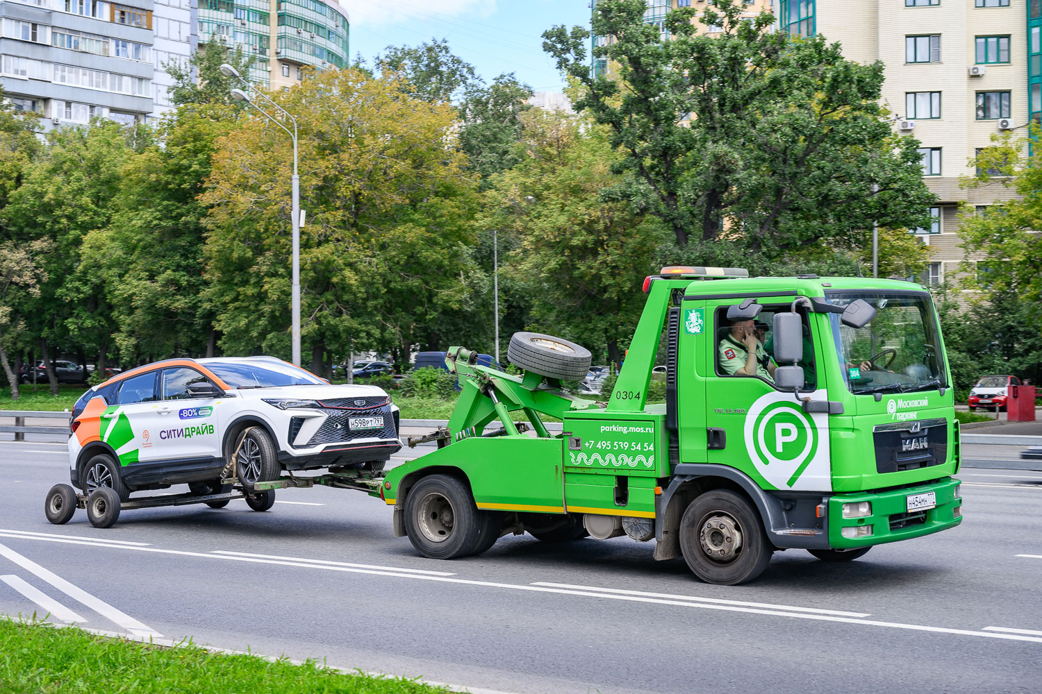Москва, Geely Coolray № Н 598 РТ 797