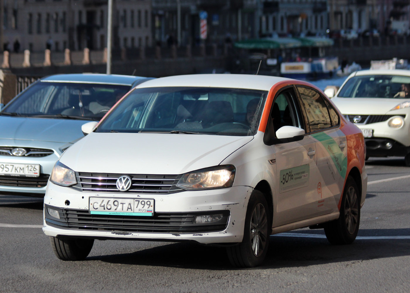 Санкт-Петербург, Volkswagen Polo № С 469 ТА 799