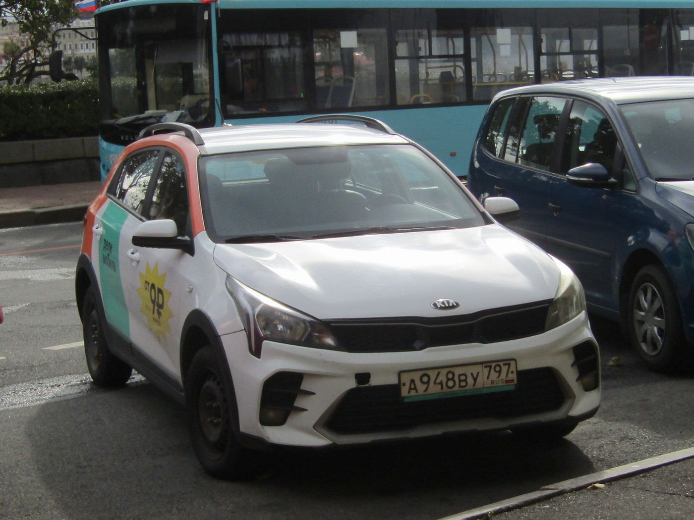 Санкт-Петербург, KIA Rio № А 948 ВУ 797