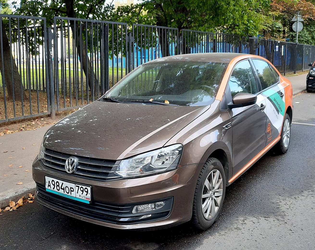 Москва, Volkswagen Polo № А 984 ОР 799