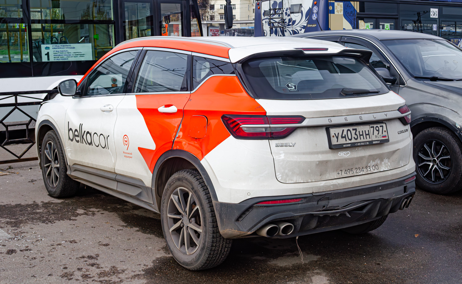 Москва, Geely Coolray № У 403 НН 797