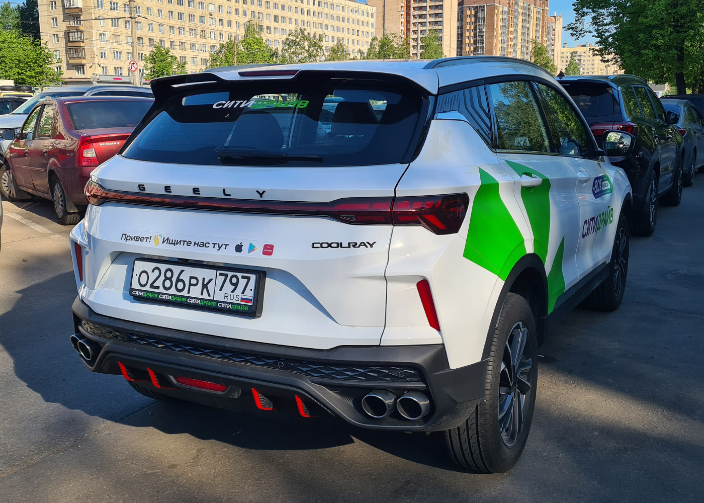 Санкт-Петербург, Geely Coolray № О 286 РК 797