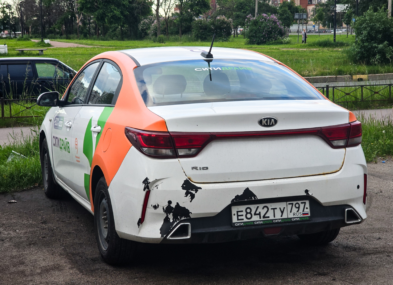 Санкт-Петербург, KIA Rio № Е 842 ТУ 797